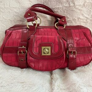 Kate Landry Faux Crocodile Purse